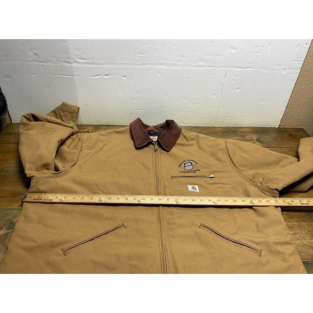 Carhartt Vintage Detroit J001 Mens Workwear Jacket Size 3XL Tall Blanket Lined - Picture 9 of 16